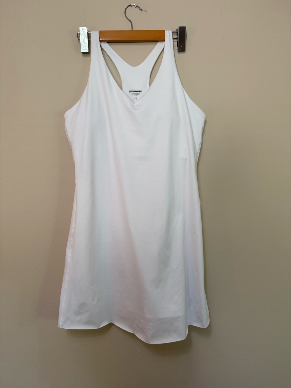 Athleta Ace Advantage Dress Bright White Power of She size Large